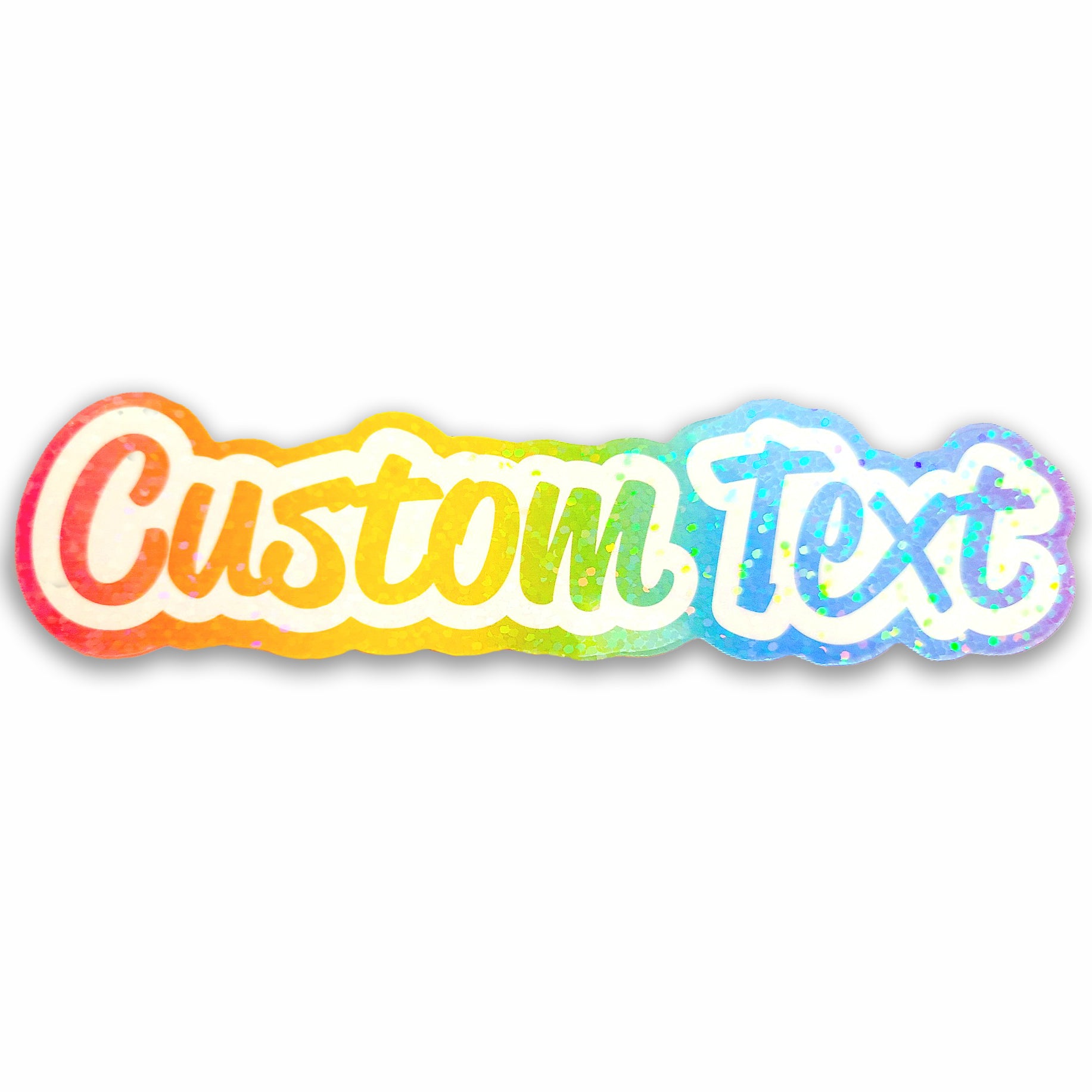 Custom Lisa Frank Styled Holographic Sticker – Pretty Rude Embroidery