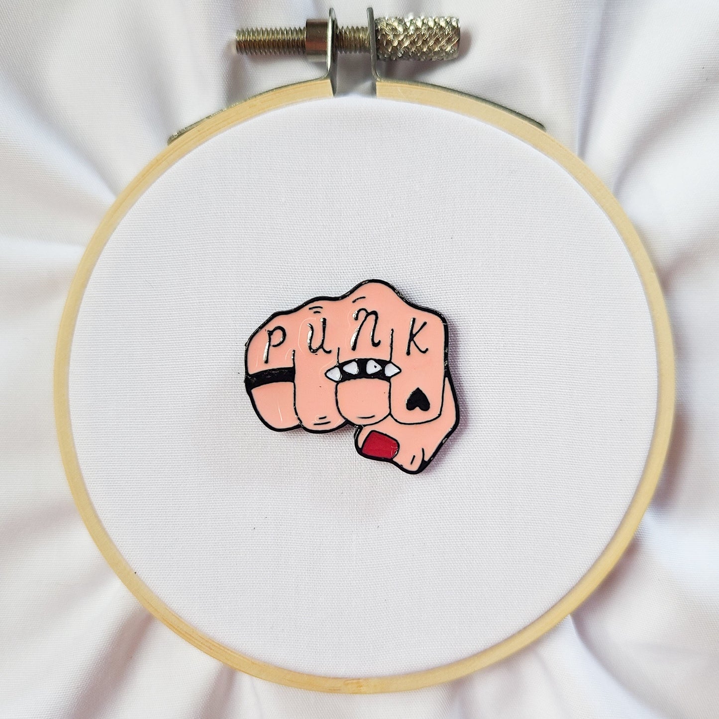 Punk Tattoo Needle Minder for Hand Embroidery