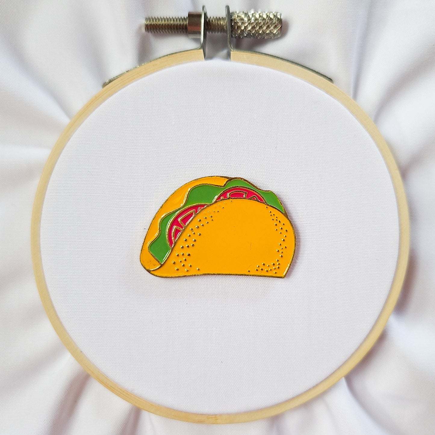 Taco Needle Minder for Hand Embroidery
