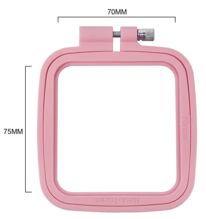 Plastic Rectangle Embroidery Hoop – Pretty Rude Embroidery